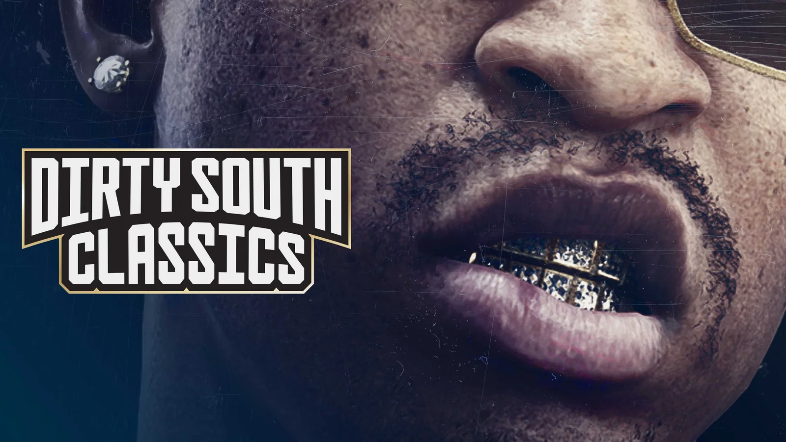 Dirty South Classics artwork with a character showing mouth grills
