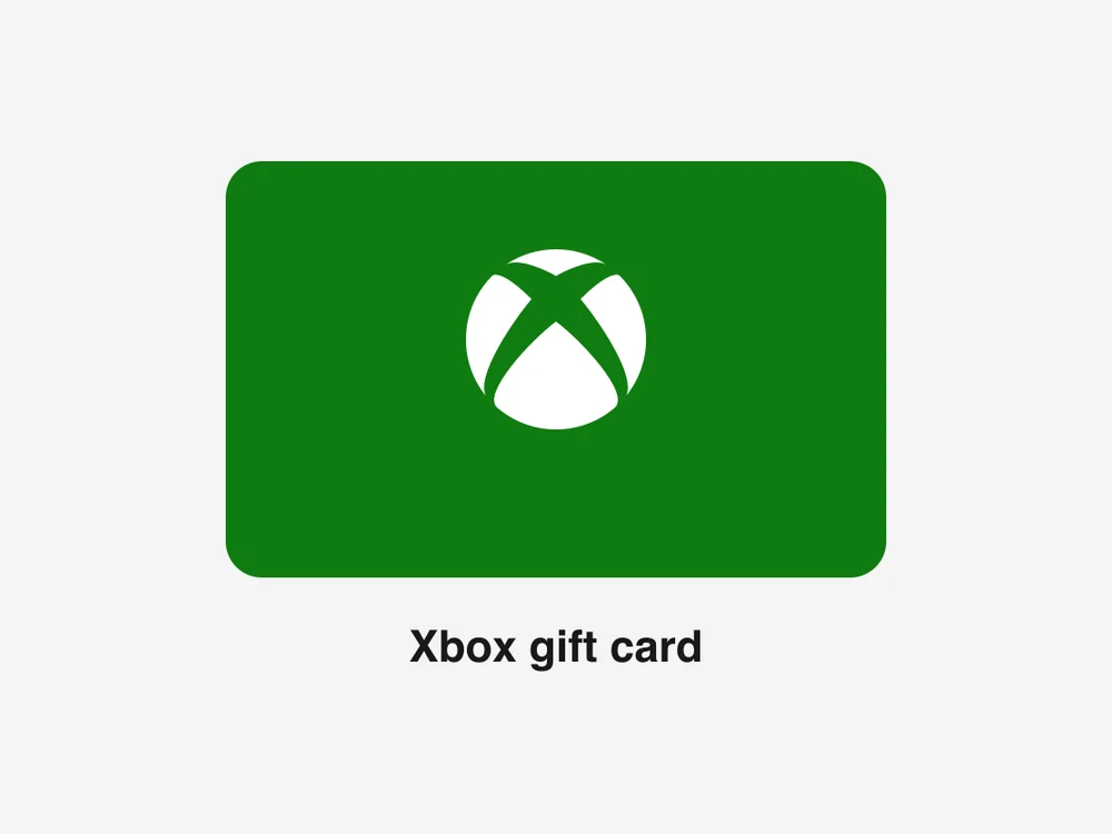 Xbox gift card