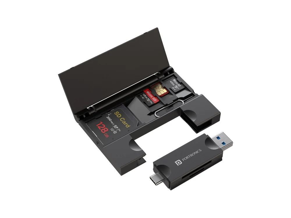 Portronics Mport 30 Plus card reader product photo