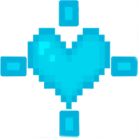 blue heart crosshair
