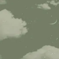 Sage green sky and moon Roblox decal