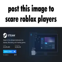 Steam jumpscare meme