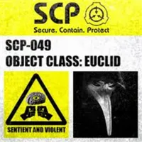 SCP-049 warning sign