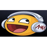 Epic Face with headphones Roblox decal
