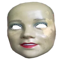 Porcelain doll face
