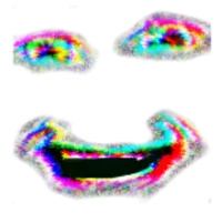 Glitch smile jumpscare