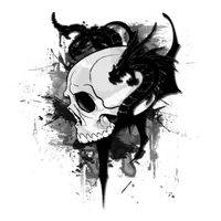 Skull dragon graffiti Roblox decal