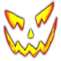 Scary pumpkin face