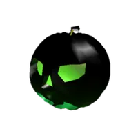 Eerie pumpkin head