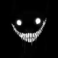 Creepy smile in the dark
