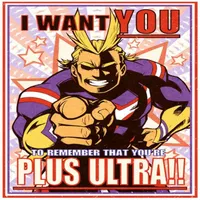 All Might Plus Ultra poster