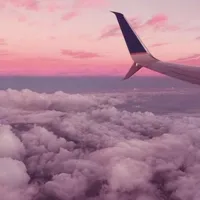 Pink sky over clouds Roblox decal