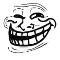 Transparent Trollface
