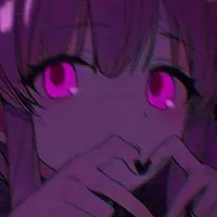 Aesthetic anime girl, purple Roblox decal