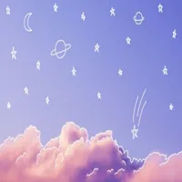 Purple sky with stars Roblox decal