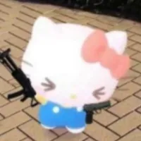 Hello Kitty with guns