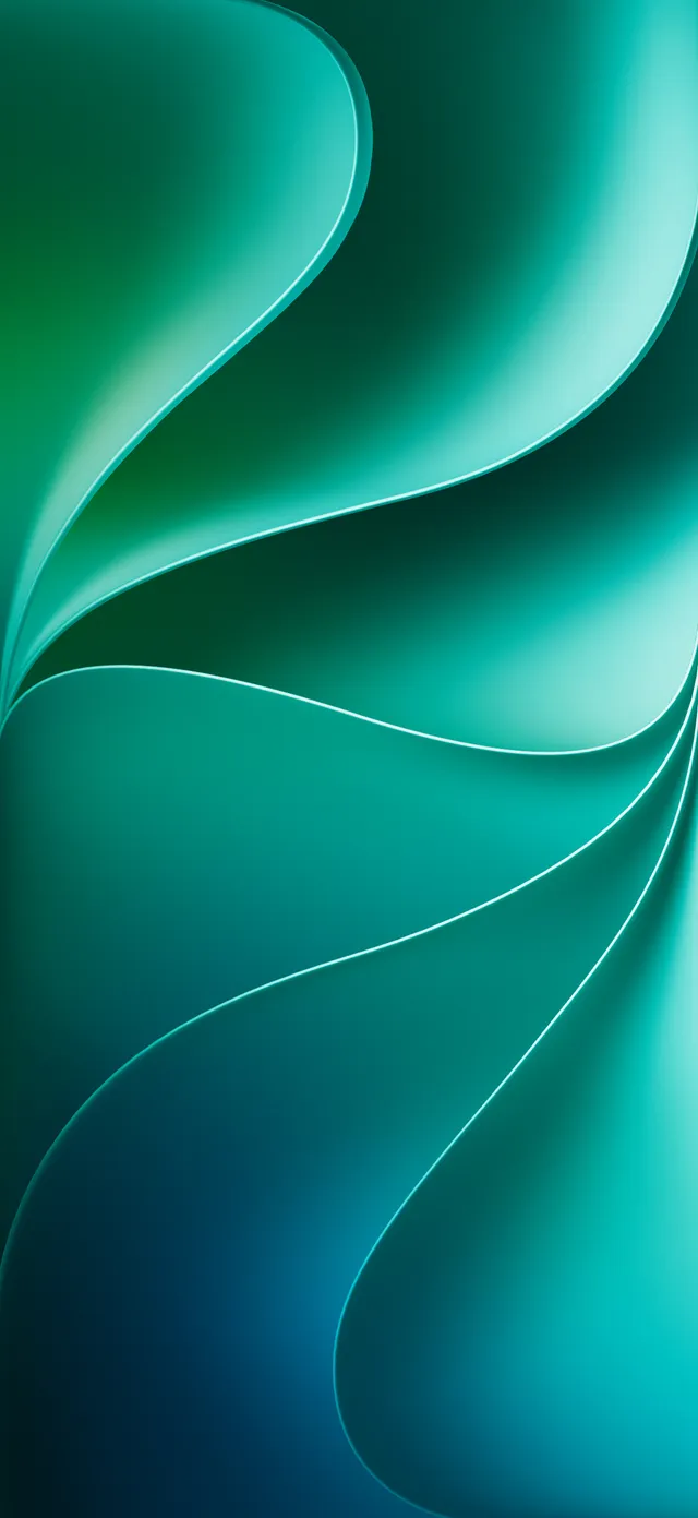 iOS 27 Teal wallpaper