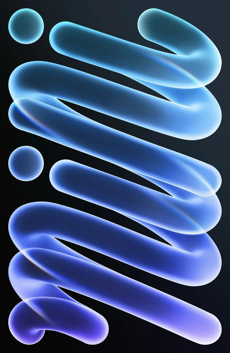 iPad mini 2026 blue wallpaper