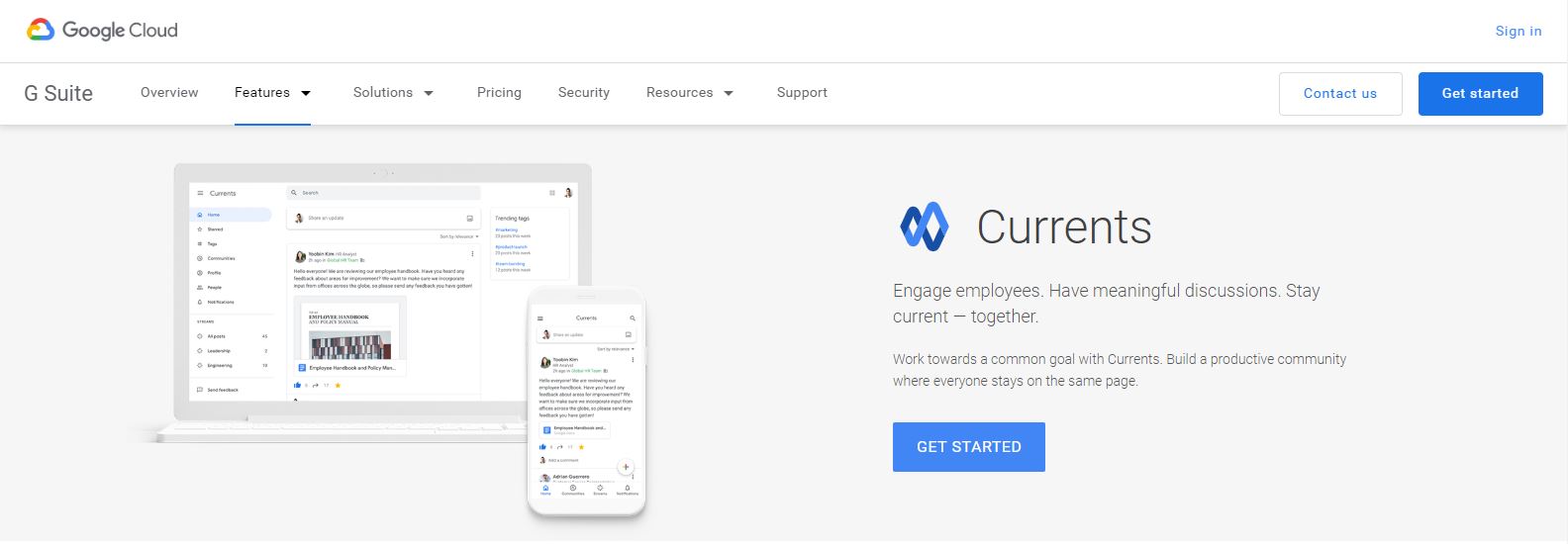 Google Currents for gsuite