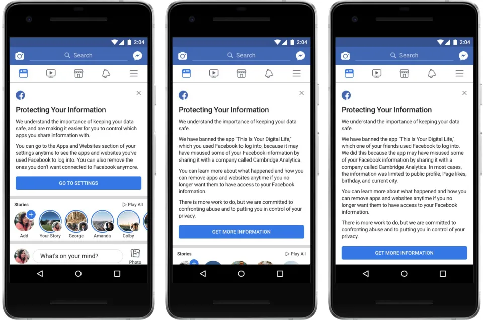 facebook app privacy notification facebook app privacy notification