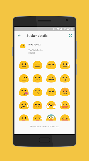 Blob is Back - WAStickerApps screenshot 3