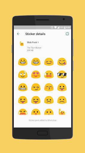 Blob is Back - WAStickerApps screenshot 5