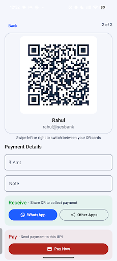 My UPI QR Codes screenshot 2