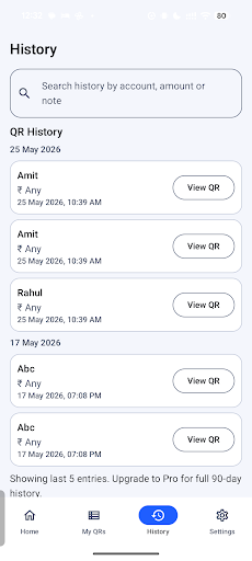 My UPI QR Codes screenshot 4