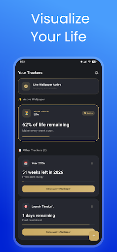 TimeLeft: Visualize Your Life screenshot 1