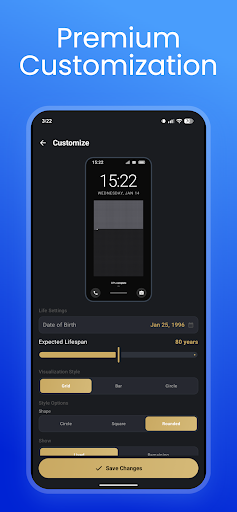 TimeLeft: Visualize Your Life screenshot 4