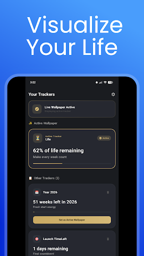 TimeLeft: Visualize Your Life screenshot 5