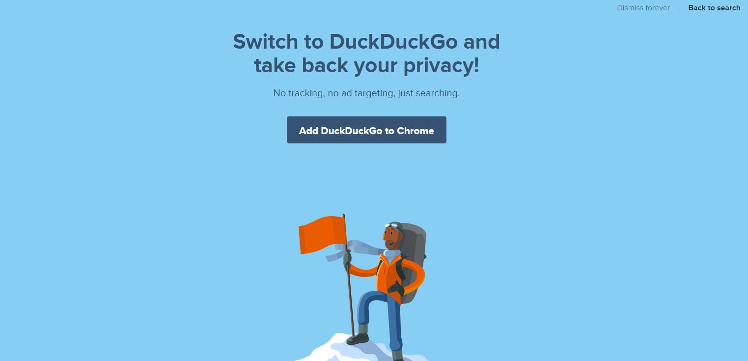 DuckDuckGo search