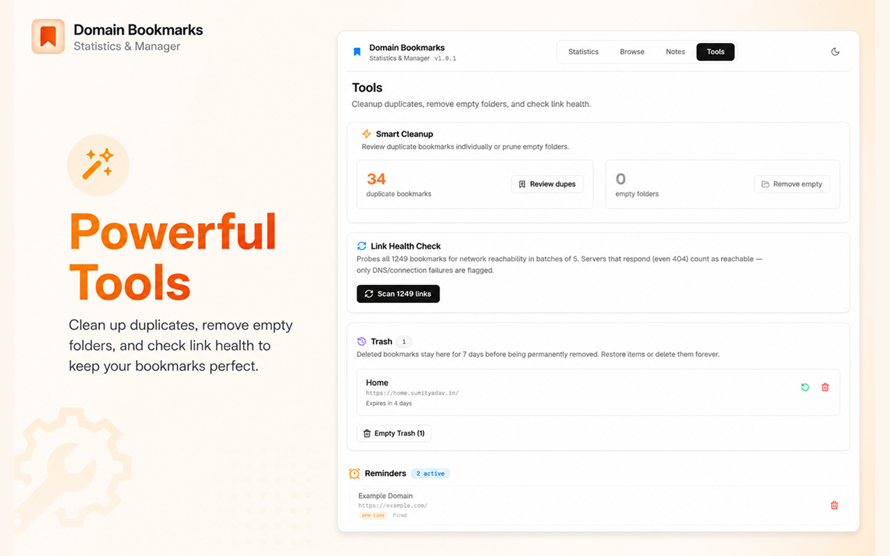 Domain Bookmarks screenshot 3