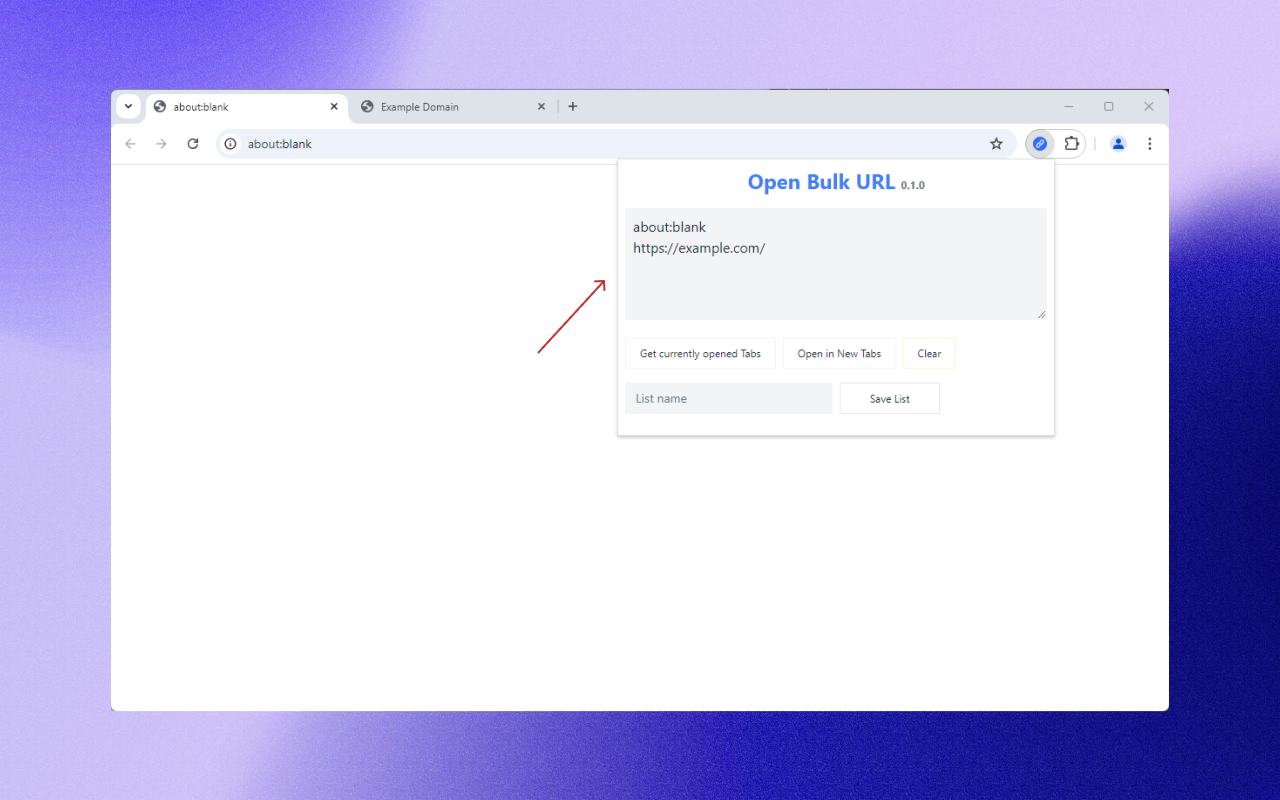 Open Bulk URL screenshot 1