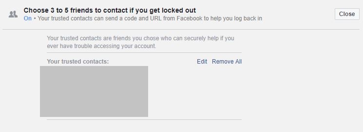 facebook settings trusted contacts facebook settings trusted contacts