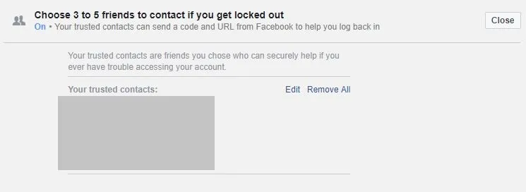 facebook settings trusted contacts facebook settings trusted contacts