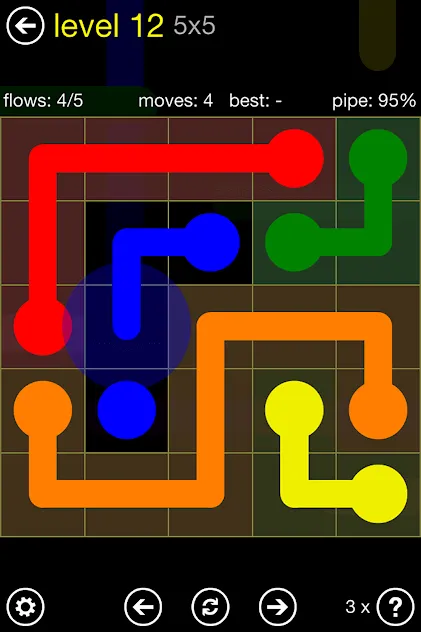 flow free in game scene
