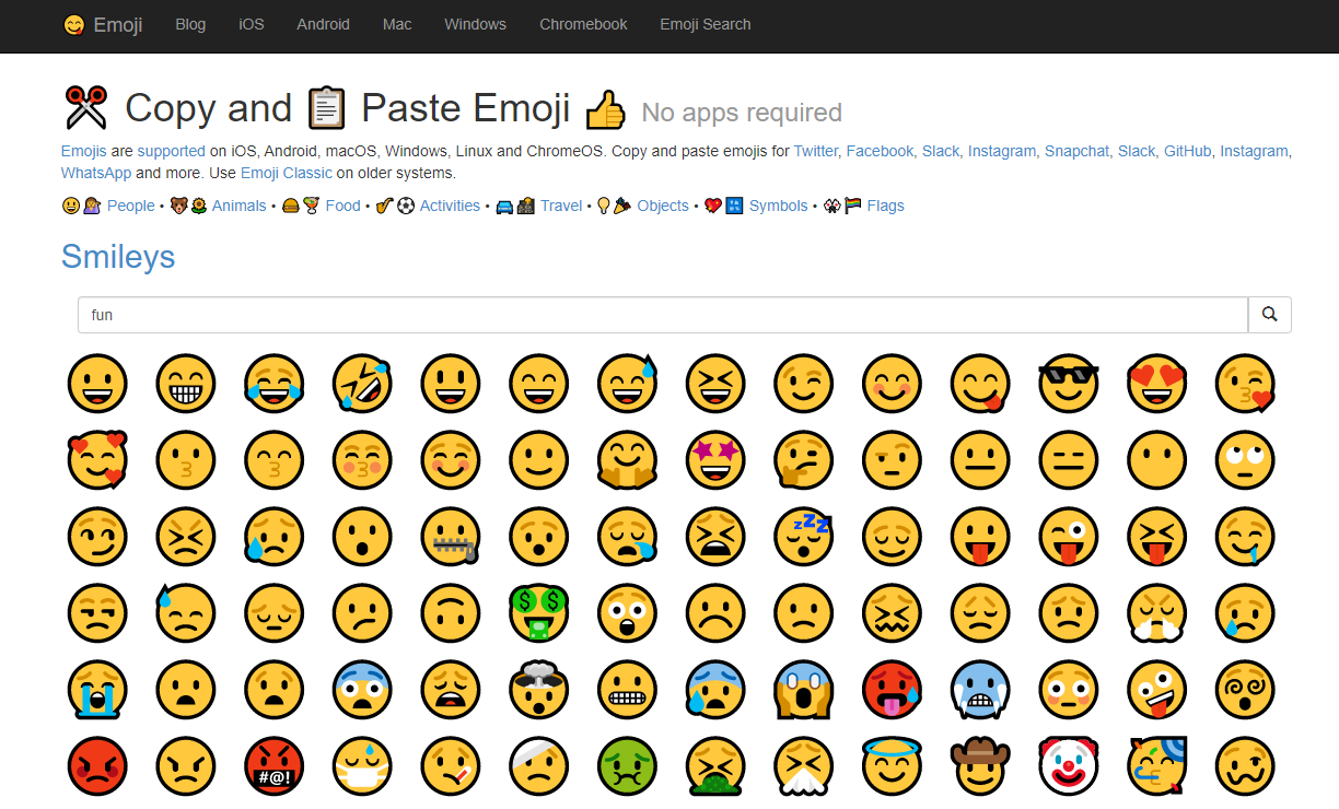 Get Emoji copy page