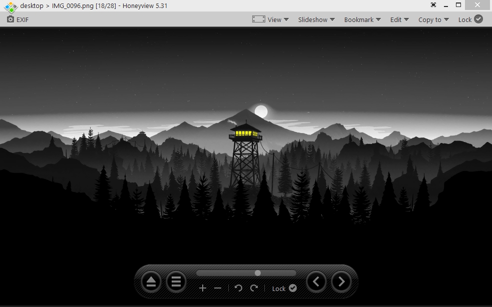 Honeyview image viewer