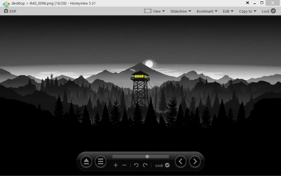Honeyview image viewer
