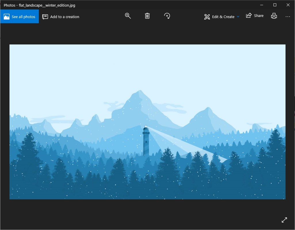 Microsoft Photos app