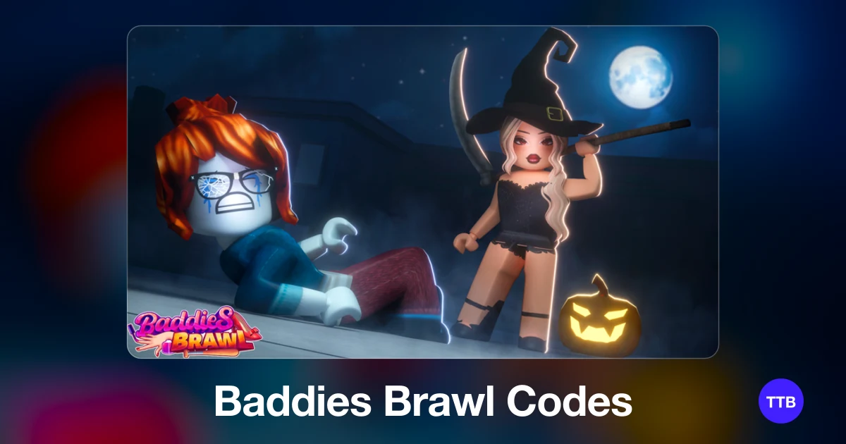 Baddies Brawl codes cover: the official Roblox game image with the game name