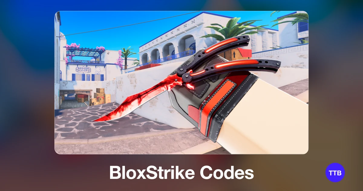 BloxStrike codes cover: the official Roblox game image with the game name