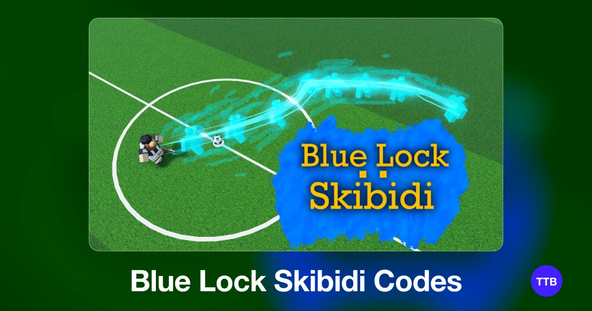 Blue Lock Skibidi codes cover: the official Roblox game image with the game name