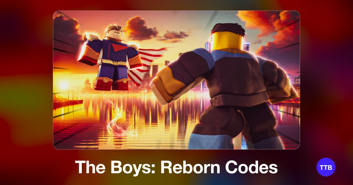 The Boys: Reborn codes cover: the official Roblox game image with the game name