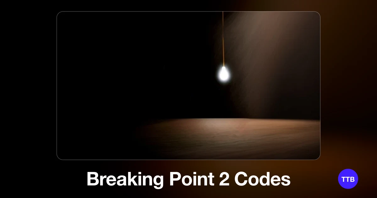 Breaking Point 2 codes cover: the official Roblox game image with the game name