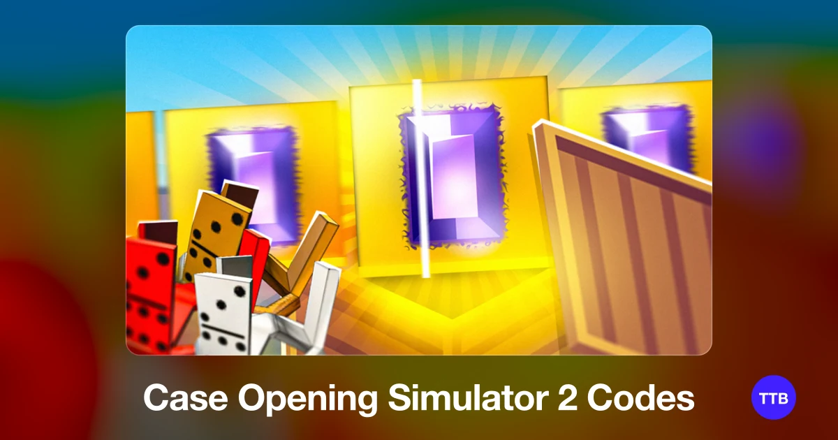 Case Opening Simulator 2 codes cover: the official Roblox game image with the game name