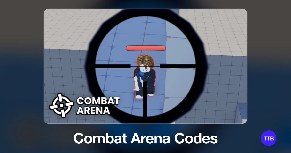 Combat Arena codes cover: the official Roblox game image with the game name