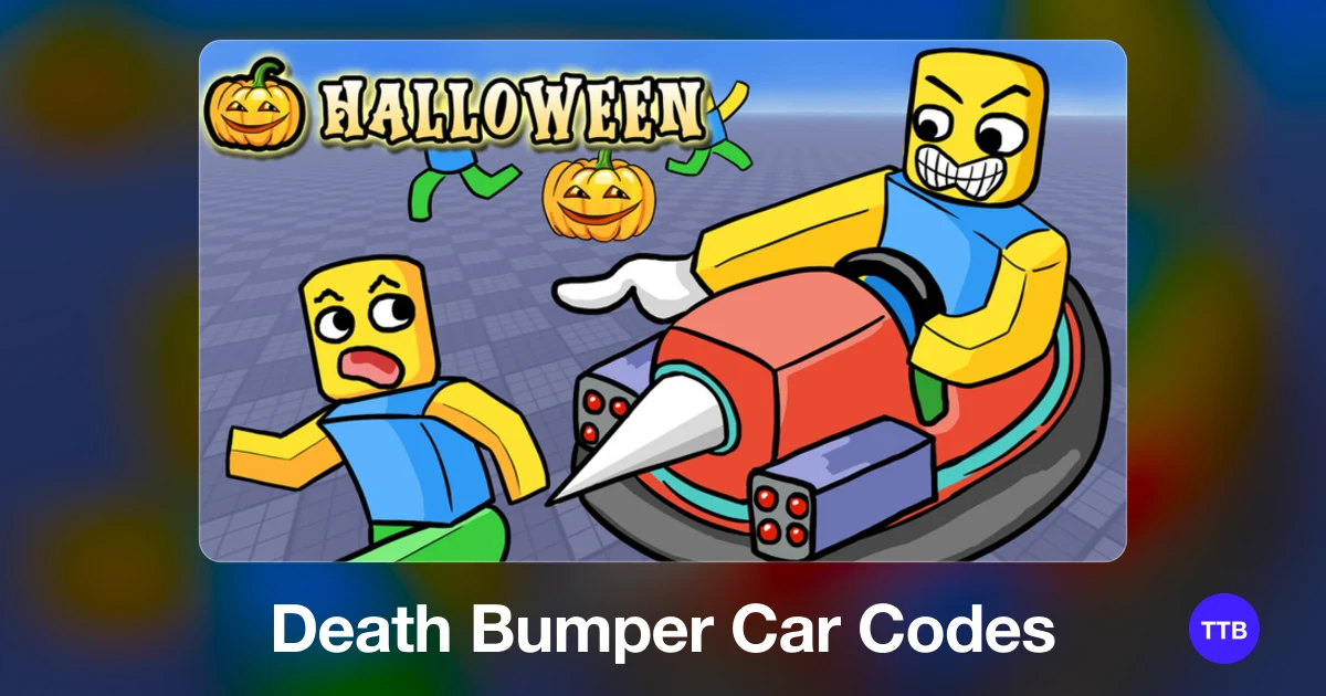 Death Bumper Car codes cover: the official Roblox game image with the game name