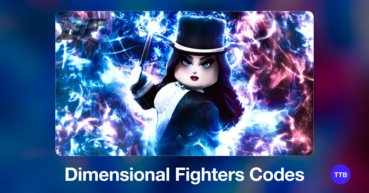 Dimensional Fighters codes cover: the official Roblox game image with the game name